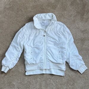 Athleta Bright White Jacket with Hood